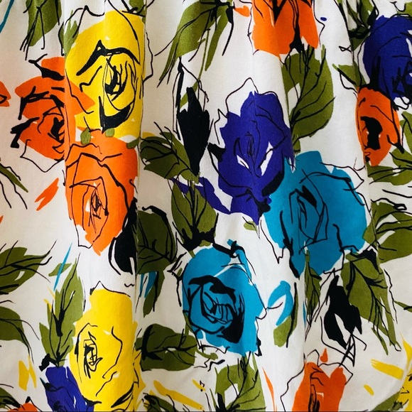 Pins and Needles Floral Print Mini Dress Sz 8 - Picture 4 of 8